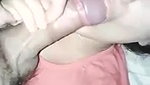 itting on her wife chest for blowjob