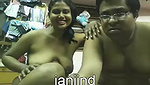 amateur couple on webcam