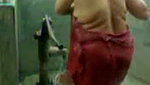 bbw indian bhabhi taking shower from pump