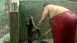 bbw indian bhabhi taking shower from pump