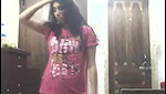 bengali girl after bath changing