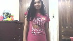 bengali girl in shalwar suit striping and trying dresses