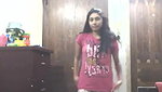 bengali girl in shalwar suit striping and trying dresses