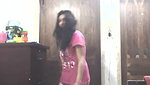 bengali girl in shalwar suit striping and trying dresses