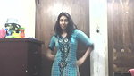 bengali girl in shalwar suit striping and trying dresses