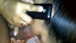 bhabhi blowjob while on phone