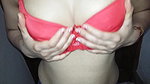 bhabhi boobs in sexy red bra