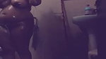 desi fat aunty bathing
