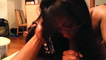 desi gf isha deep throat blowjob