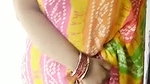 Neethu Bhabhi Slips mher Saree to Show her Huge bbs