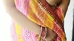 Neethu Bhabhi Slips mher Saree to Show her Huge bbs