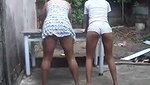indian booties dacing in open