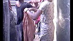 juicy young village girl outdoor shower boobs exposed