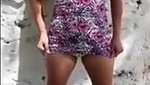 Horny Daring GF Outdoor Show to BF
