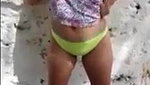 Horny Daring GF Outdoor Show to BF