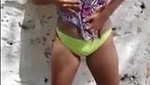 Horny Daring GF Outdoor Show to BF