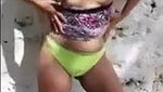 Horny Daring GF Outdoor Show to BF
