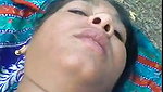 mature bhabhi in sky blue sari mms sex in open fields