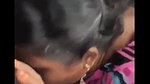 Desi Village aunty showing boobs nd sucking in bathroom