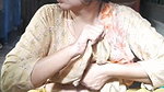 Desi village bhabi quick boobs show