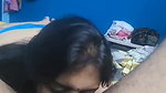 Horny bhabhi licking balls
