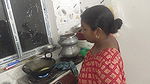 Kitchen time first time Bhabhi full Romance