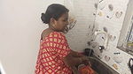 Kitchen time first time Bhabhi full Romance