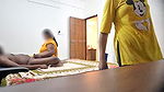 wife sucking dick infront of vietnami maid