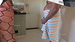 Tamil house owner jerking dick infront of maid sasikala in kitchen