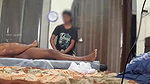 spa girl got surprised seeing small black dick