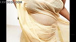 Sexy Indian aunty in traditional saree