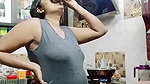 SSSwatthi in Kitchn without Bra see her ass size