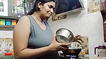 SSSwatthi in Kitchn without Bra see her ass size