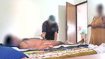 Happy ending massage infront of wife ended in fucking