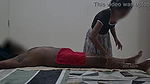 Happy ending hot massage infront of step sister