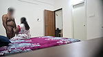 Fucking girlfriend mouth and blowjob while maid cleaning room