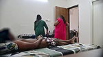 Flashing dick to maid riya infront of wife turned to threesome