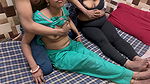 Do bhabhi ko ek mein chuchi dhawai full enjoyment