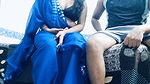 Desi Sexy Bhabhi in Blue Saree teaching sex lessons to her devar