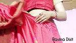 Ravina Dixit seduced husband boss in red sari