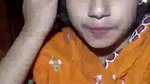 Cute girl showing
