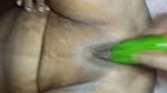 Desi boudi fuck cucumber and big dick in doggy style , she was squirting all over the bed