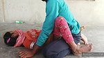 18 year old Indian Desi village girl outdoor hard fucking video