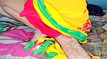 Big boobs horny wife in yellow saree gave sexual pleasure to her husband