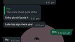 Girlfriend ke sath ki chats on whatsapp Chut se nikla paani ladki ne liye maze