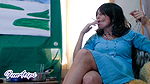 Hot MILF Smoke Cigarette Live