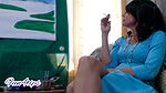 Hot MILF Smoke Cigarette Live