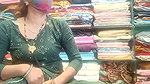 Horny Bhabi in Green Salwar Showing Pussy and Ass in Shop