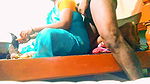 Tamil Aunty Cuts Vegetables While Her Boyfriend Masturbates Next to Her