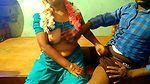 Tamil Jasmine Flower Aunty Pressing Big Boobs